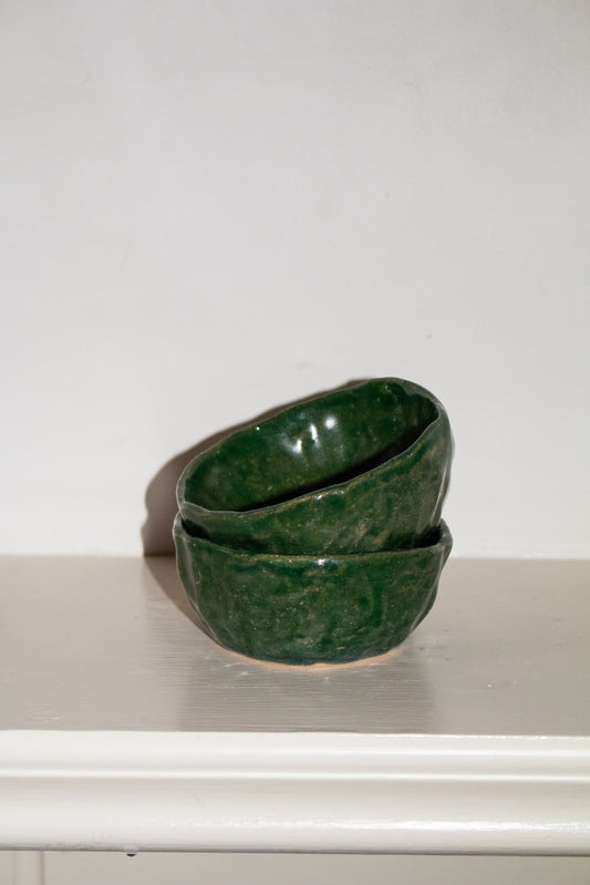 Fluid Olive Bowl - Green